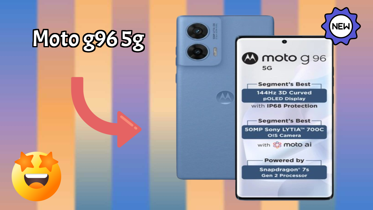 Moto G96 5G at ₹16,499 - Best Features Explained