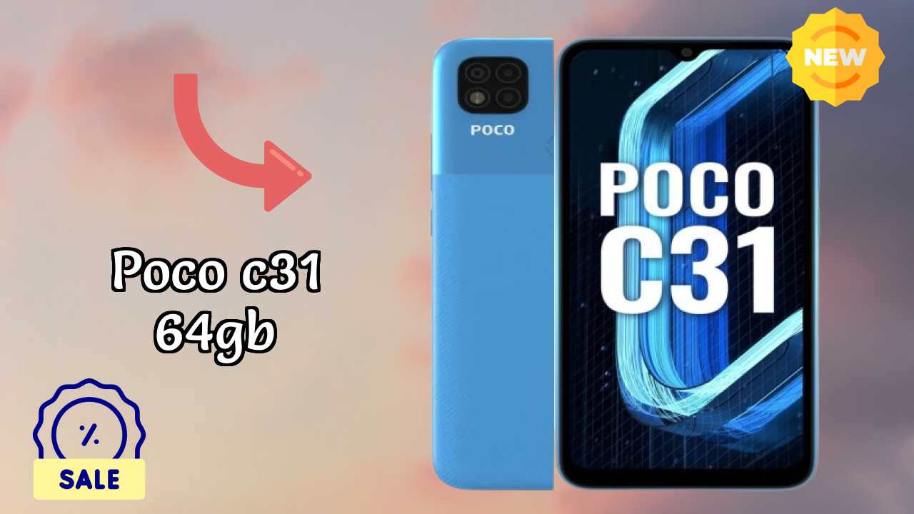 POCO C31 64GB Battery Life: 5000 MAh Charging Time