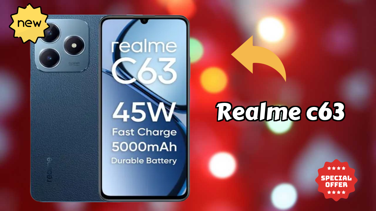 Realme C63 - Best Phone Under ₹8,370 in India Right Now