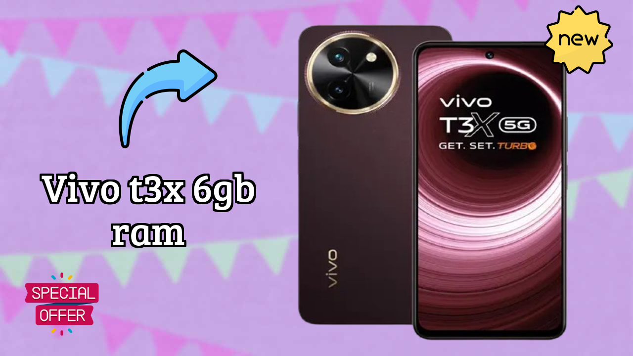 Vivo T3x 6GB RAM Review: 6 GB RAM Gaming Tested