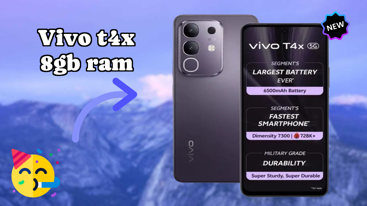 Vivo T4X 8GB RAM Display Size: 6.72 Inches (17.07 Cm) Screen Review